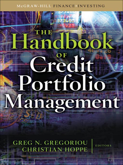 Cover image for The Handbook of Credit Portfolio Management